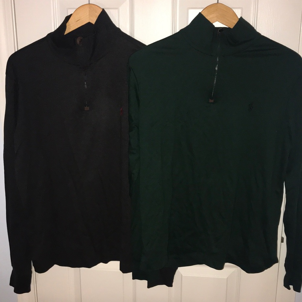 BUNDEL! 2 quarter zips by Ralph Lauren
